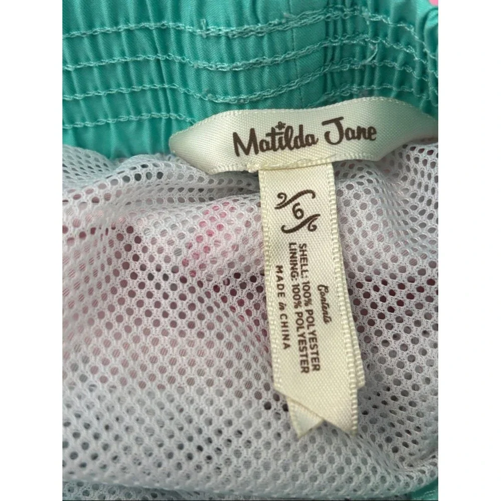 Matilda Jane size 6 Pink Flamingo Print swimsuit